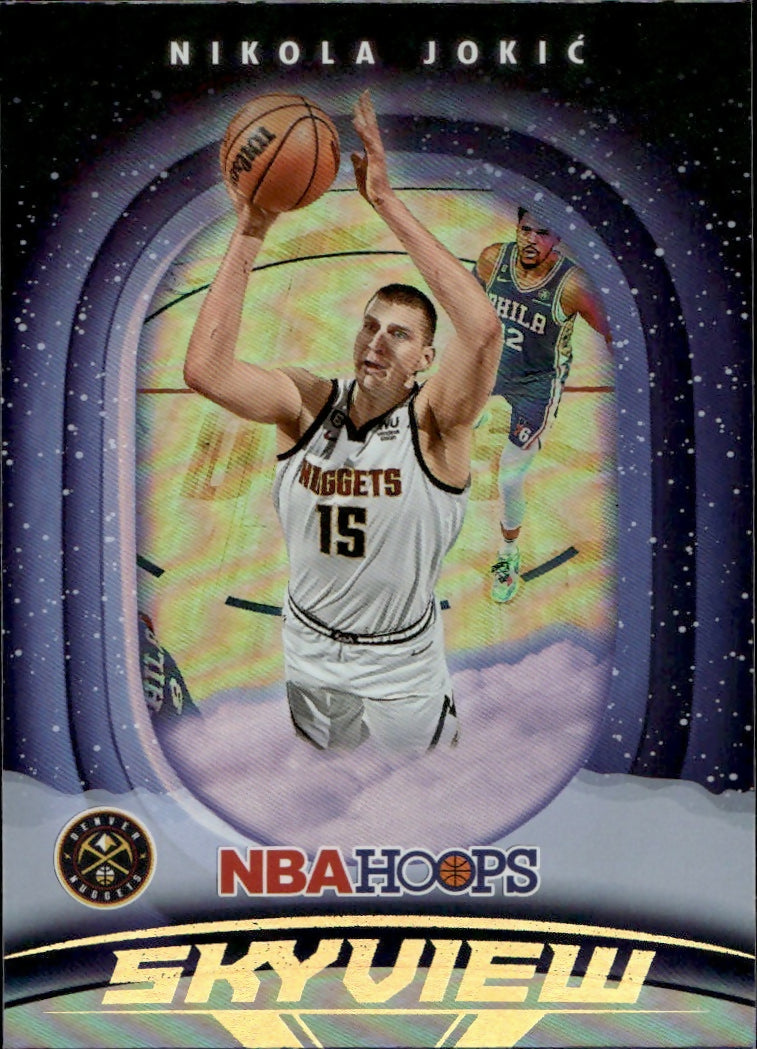 2023-24 Panini Hoops Basketball - Skyview #19 Nikola Jokic - Denver Nuggets - A