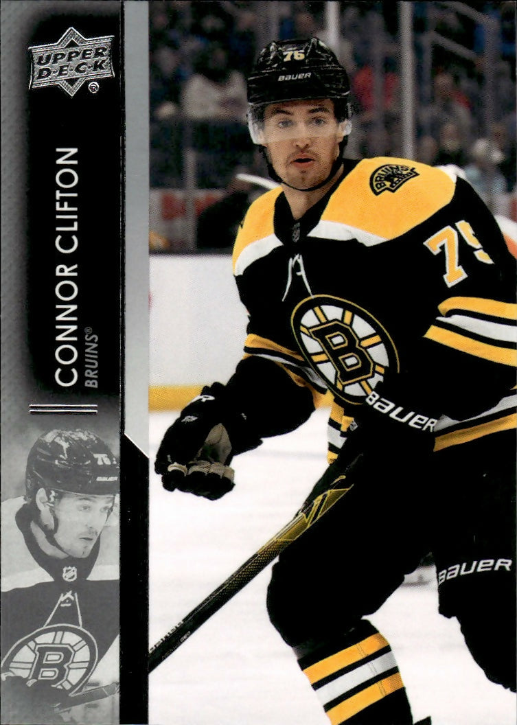 2021-22 Upper Deck Series 2 Hockey - Base #264 Connor Clifton - Boston Bruins - A