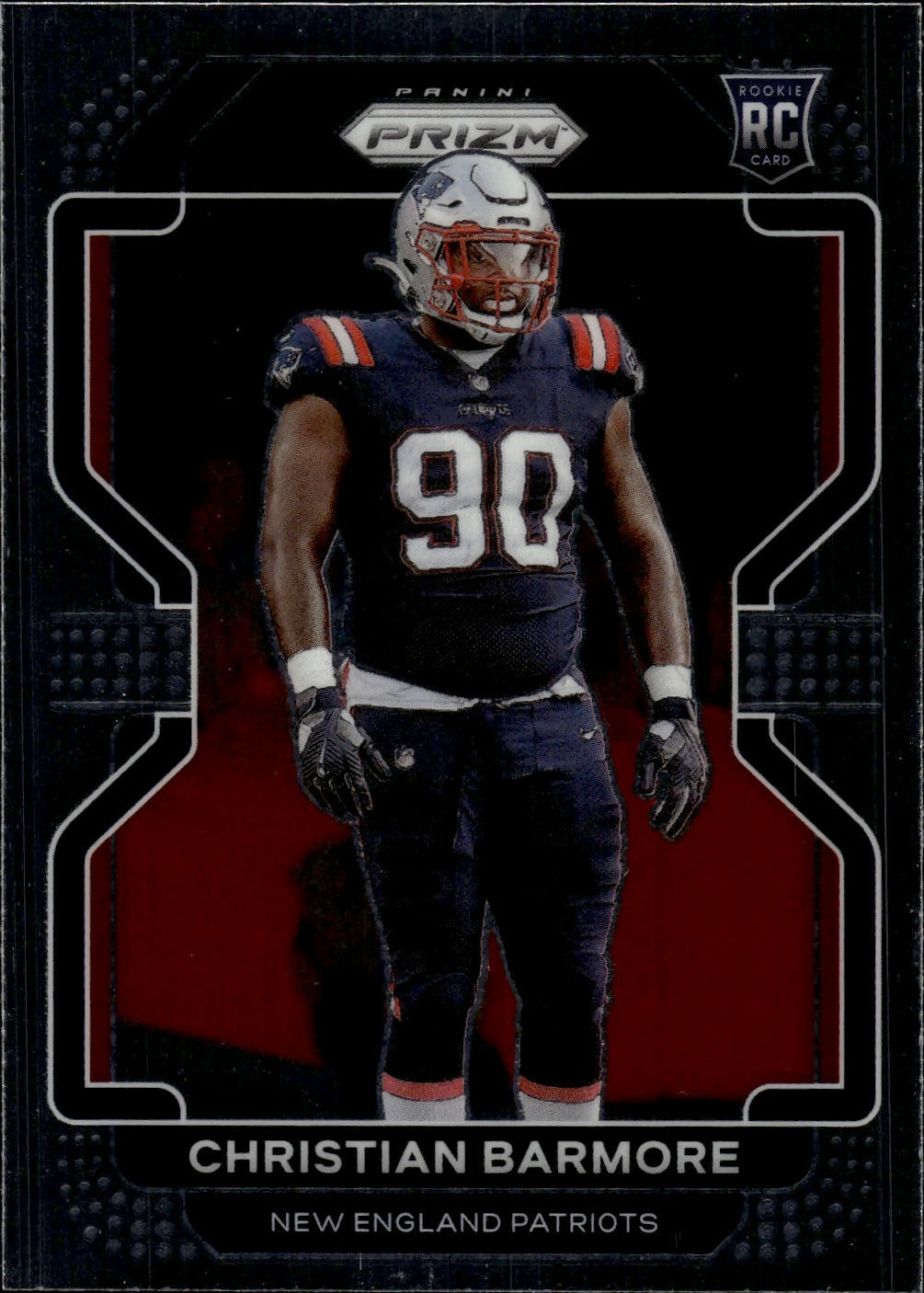 2021 Panini Prizm Football Base #388 Christian Barmore RC New England Patriots - A