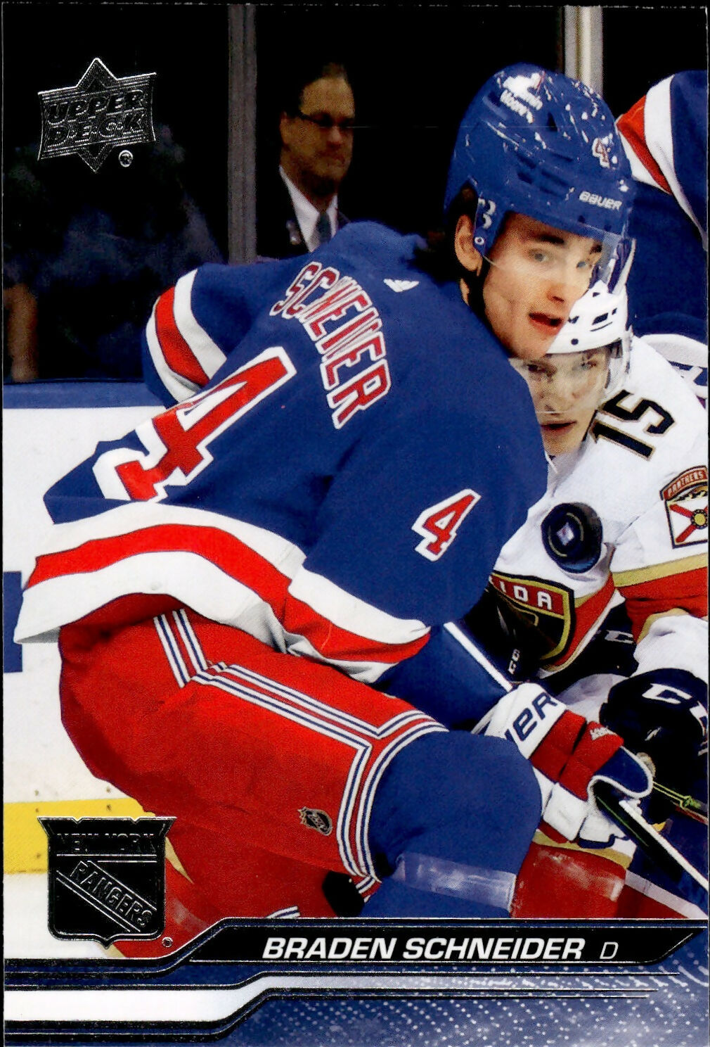 2023-24 Upper Deck Series 2 Hockey - Base #372 Braden Schneider - New York Rangers