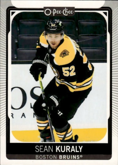 2021-22 Upper Deck O-Pee-Chee Hockey - Base #417 Sean Kuraly - Boston Bruins