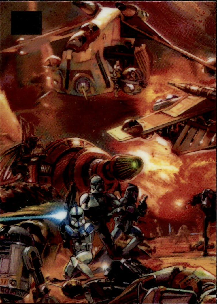 2024 Topps Star Wars Galaxy Chrome - Base #6 In The Heat Of Battle - A
