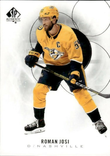 2020-21 Upper Deck Sp Authentic Hockey - Base #72 Roman Josi - Nashville Predators