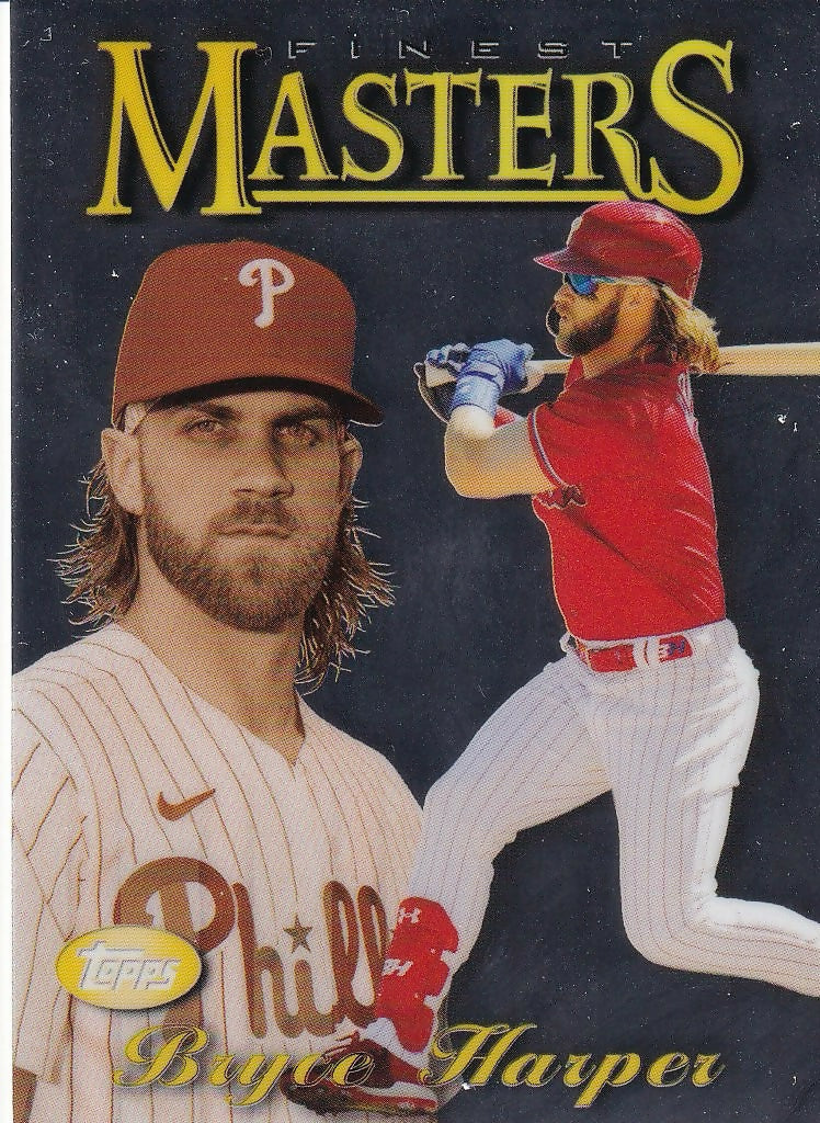 2021 Finest 1997 Topps Finest Masters #97FM-BH Bryce Harper Philadelphia Phillies