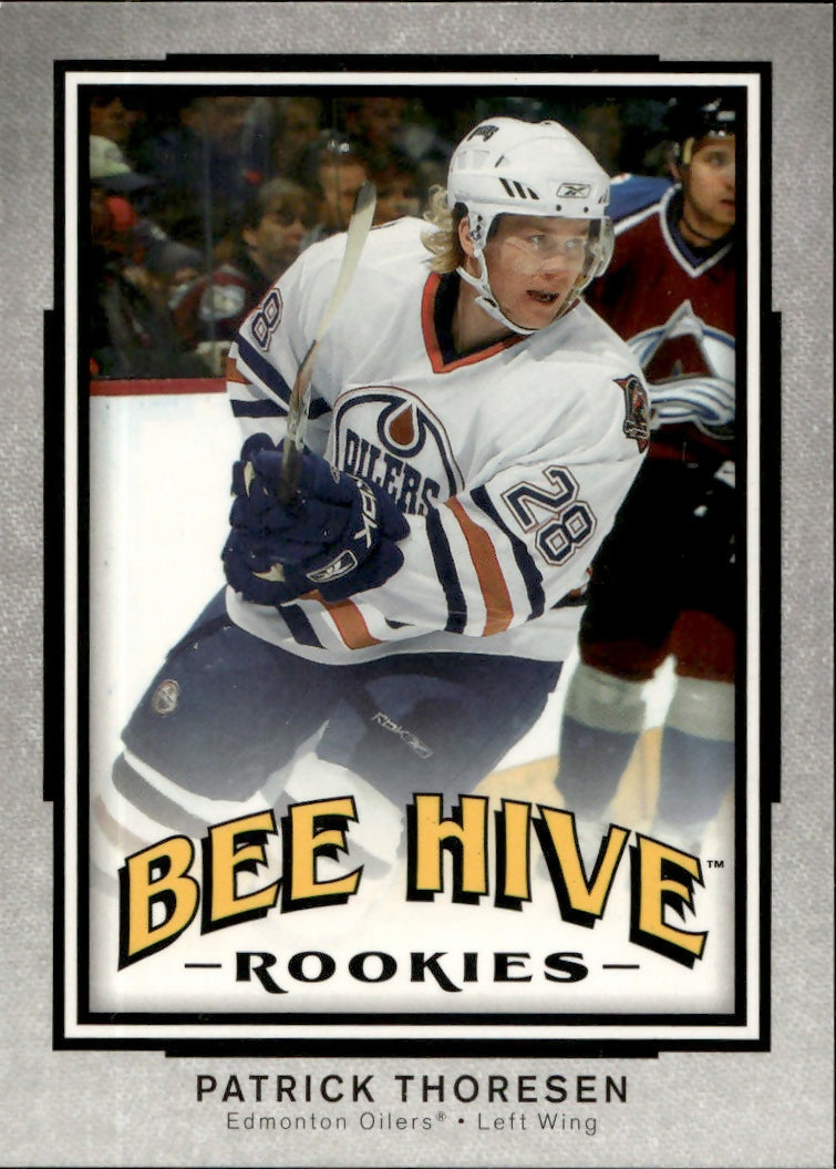 2006-07 Upper Deck - Bee Hive Hockey - Base - Rookies #122 Patrick Thoreson - Edmonton Oilers - A