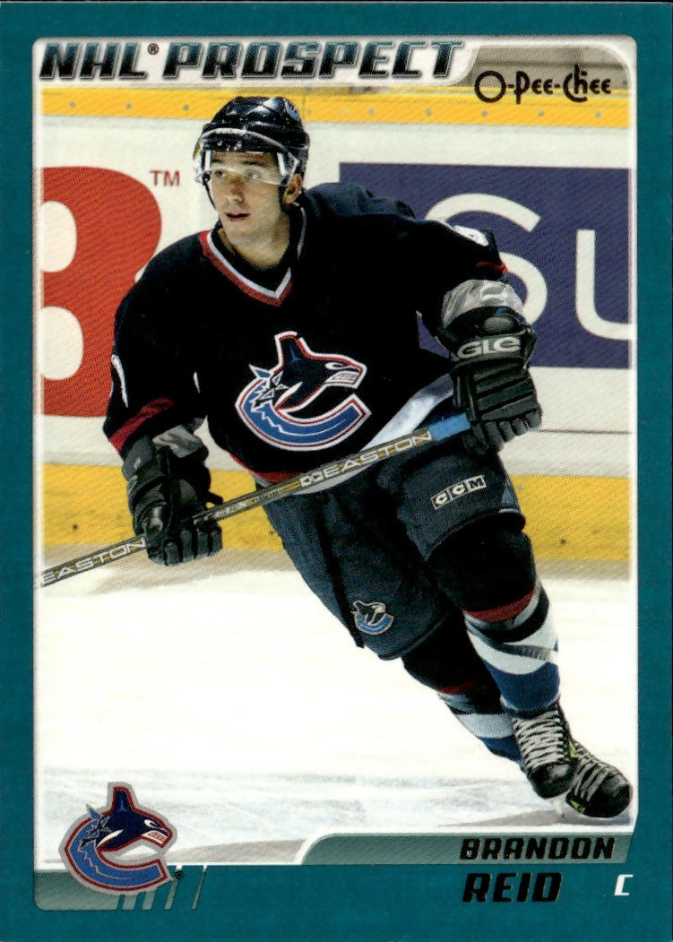 2003-04 O-Pee-Chee - Base #325 Brandon Reid - Vancouver Canucks - A