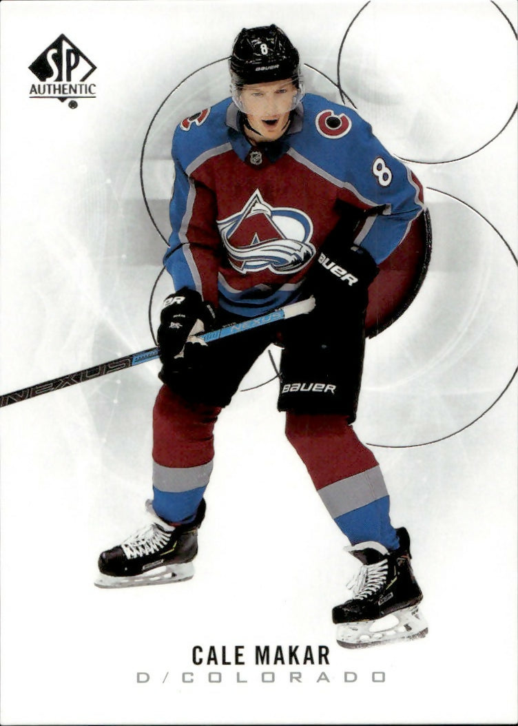 2020-21 Upper Deck Sp Authentic Hockey - Base #2 Cale Makar - Colorado Avalanche - A