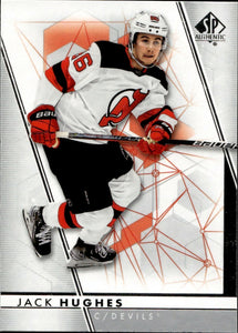 2022-23 Upper Deck SP Authentic Hockey - Base #86 Jack Hughes - New Jersey Devils - A
