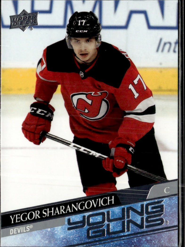 2020-21 Upper Deck #489 Yegor Sharangovich New Jersey Devils Rookie