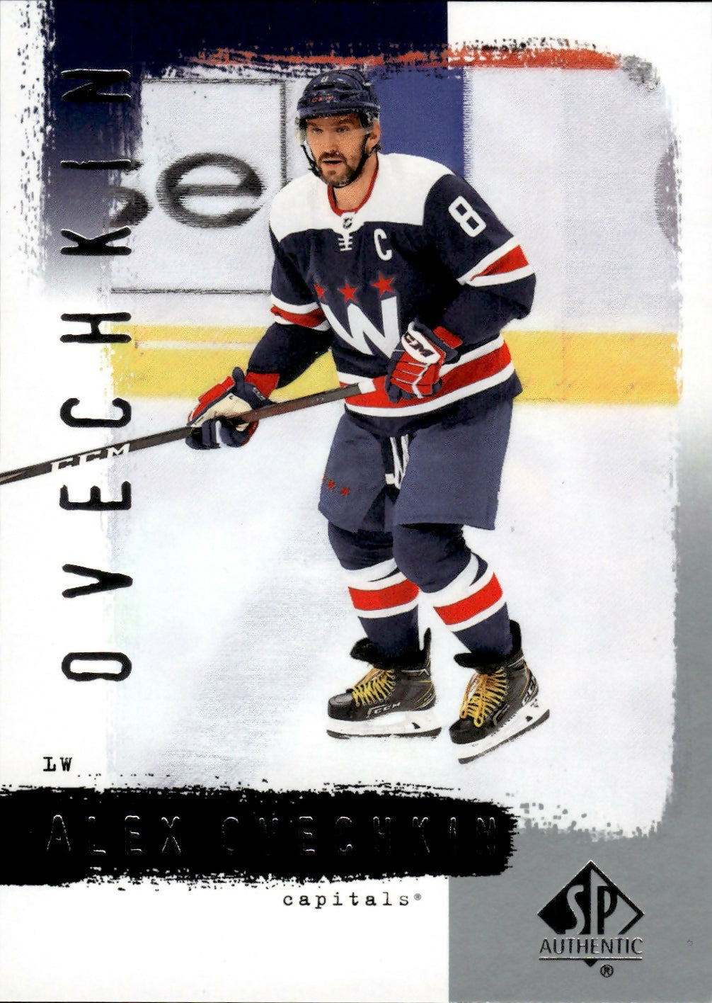 2020-21 Upper Deck Sp Authentic Hockey - 2000-01 Retro #R12 Alex Ovechkin - Washington Capitals