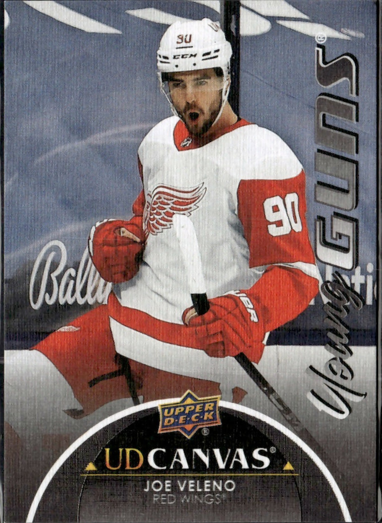 2021-22 Upper Deck UD Canvas Black #C212 Joe Veleno Detroit Red Wings
