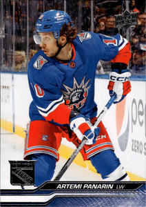2023-24 Upper Deck Series 1 Hockey - Base #121 Artemi Panarin - New York Rangers - f