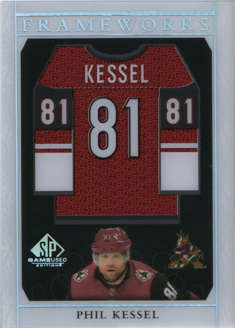 2021-22 Upper Deck SP Game Used Hockey - Frameworks #F-KE Phil Kessel - Arizona Coyotes - A