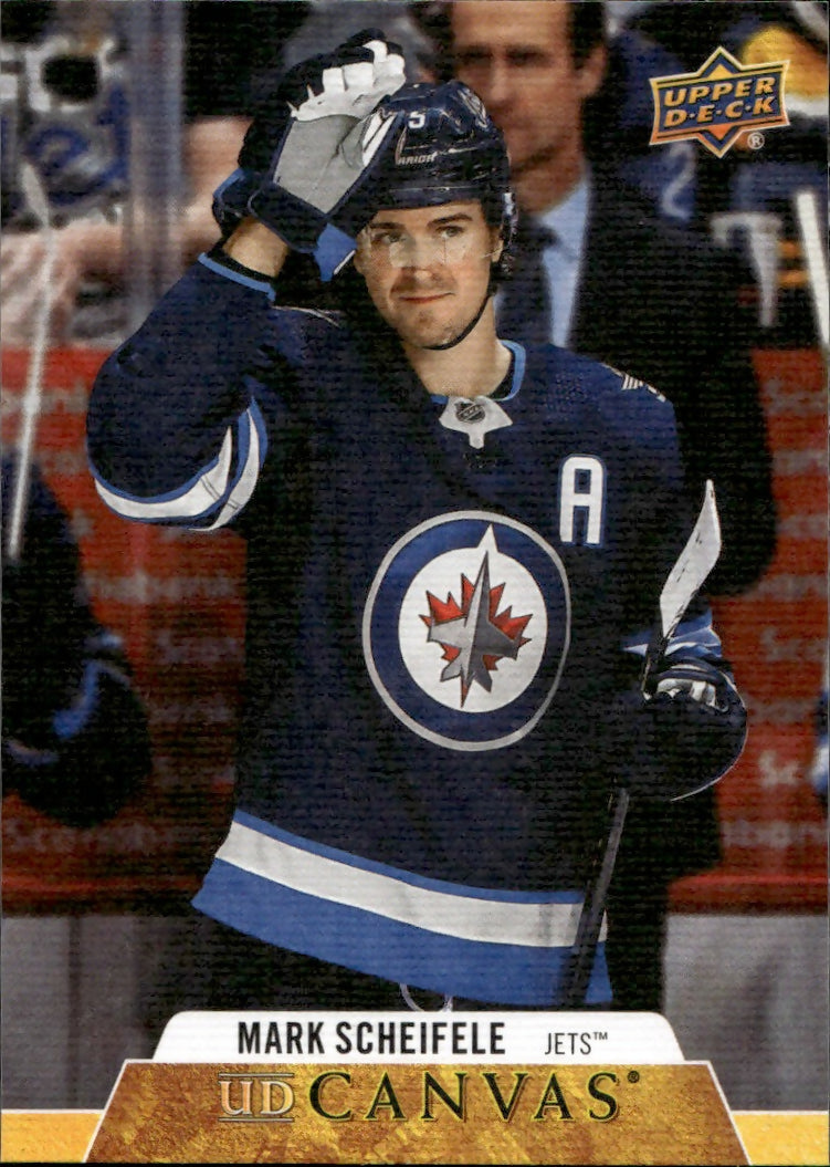 2020-21 Upper Deck Series 2 Hockey - UD Canvas #C207 Mark Scheifele - Winnipeg Jets - A