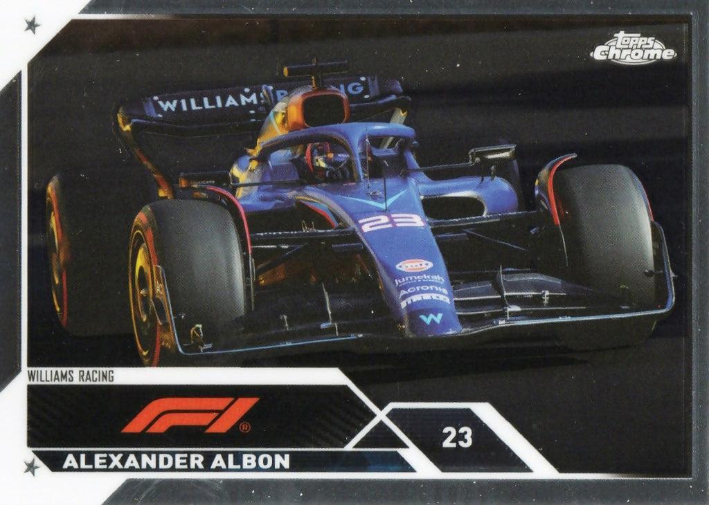 2023 Topps Chrome Formula 1 Base #117 - F1 Cars Alexander Albon - Williams Racing - A