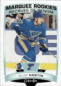 2019-20 Upper Deck O-Pee-Chee Hockey - Base - Marquee Rookies #614 Klim Kostin - St. Louis Blues