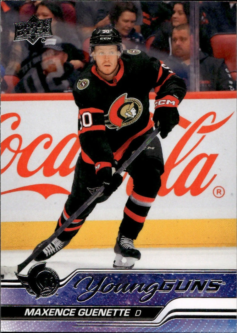 2023-24 Upper Deck Series 2 Hockey - Base - Young Guns #455 Maxence Guenette - Ottawa Senators - A