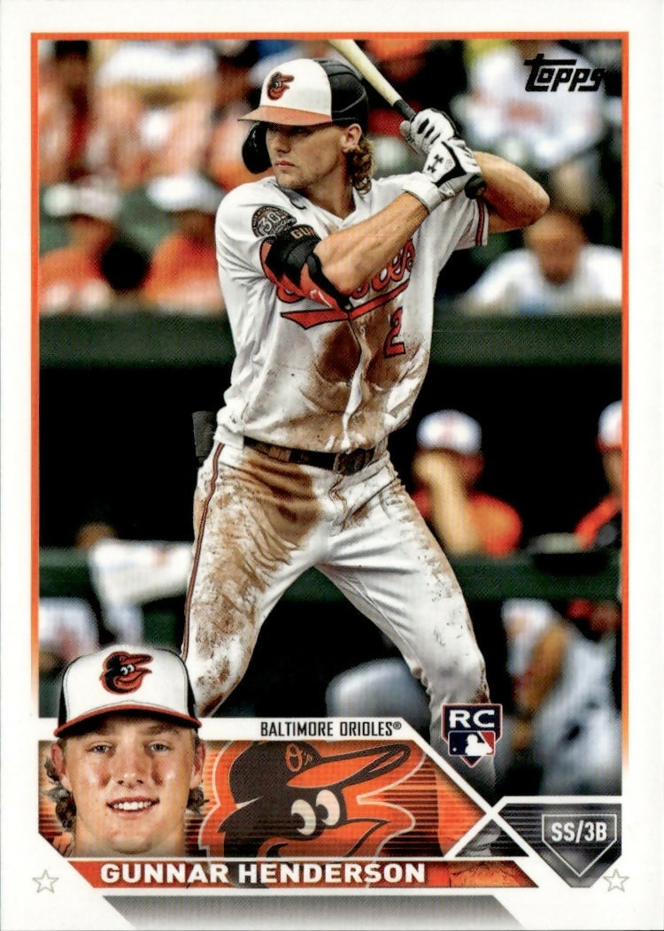 2023 Topps #206 Gunnar Henderson Baltimore Orioles Rookie