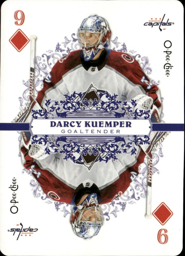 2022-23 Upper Deck O-Pee-Chee - Playing Card #9D Darcy Kuemper - Colorado Avalanche - A