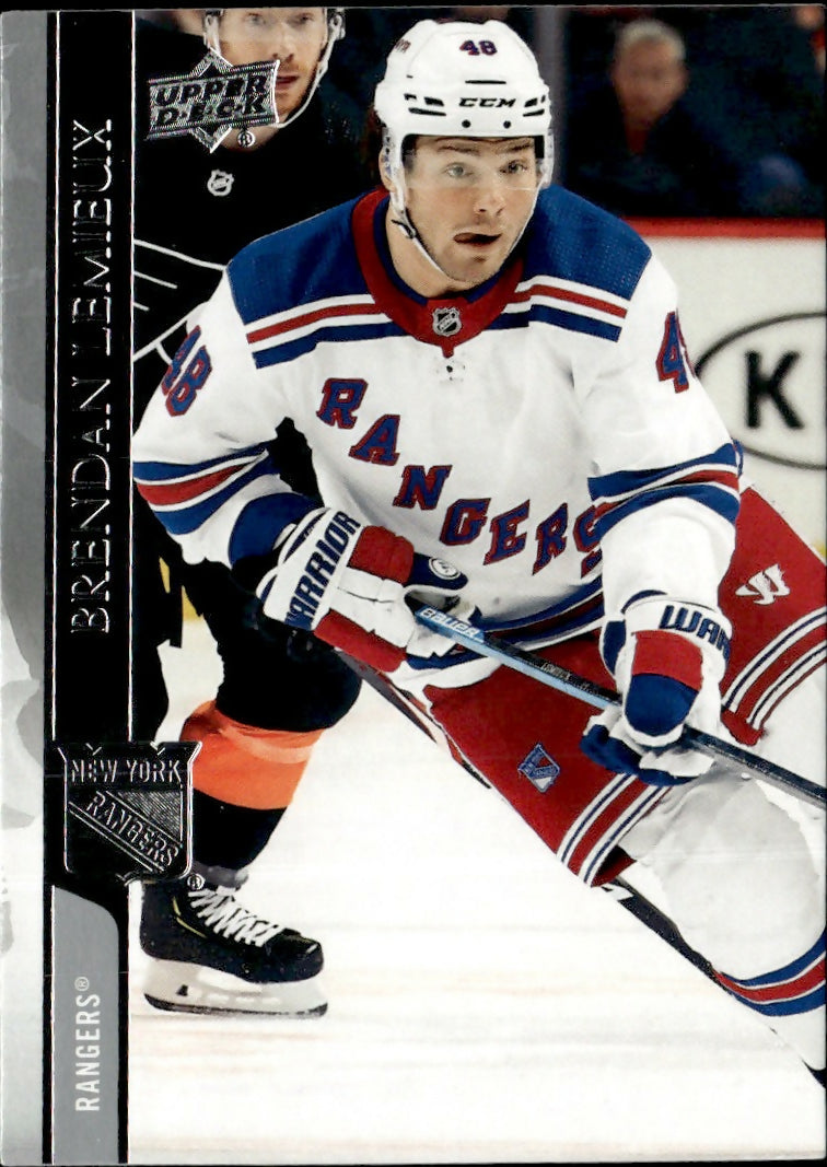 2020-21 Upper Deck Series 2 Hockey - Base #376 Brendan Lemieux - New York Rangers - A