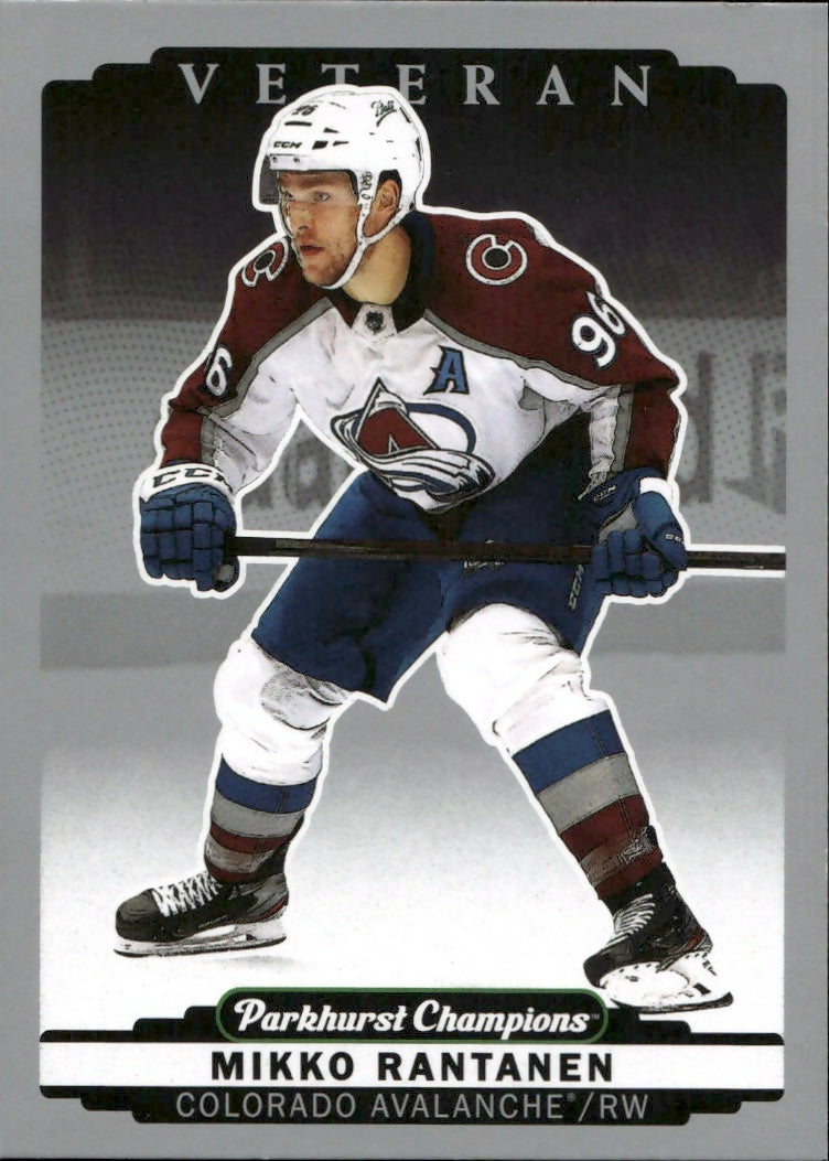 2022-23 Upper Deck Parkhurst Champions - Base - Silver #249 Mikko Rantanen - Colorado Avalanche - A