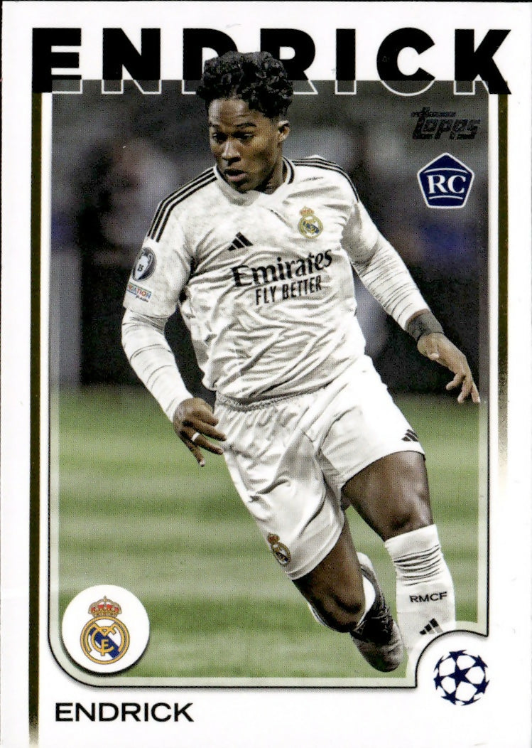 2024-25 Topps UEFA Club Competitions - Base #100 Endrick - Real Madris C.F. - A