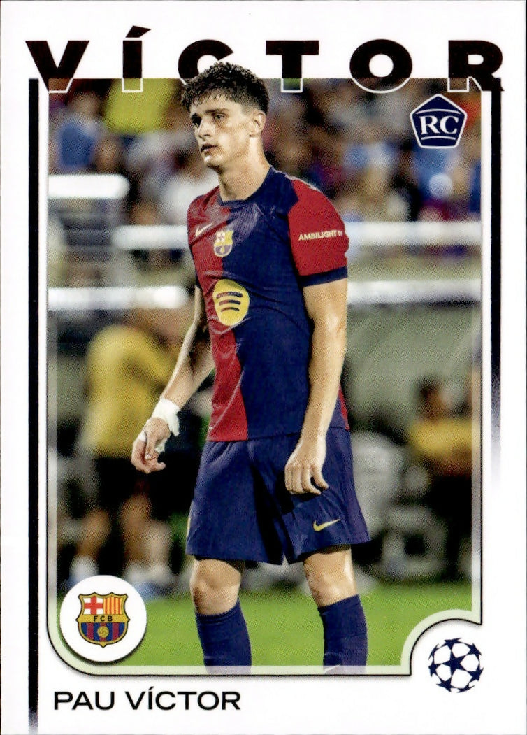 2024-25 Topps UEFA Club Competitions - Base #16 Pau Victor - FC Barcelona - A