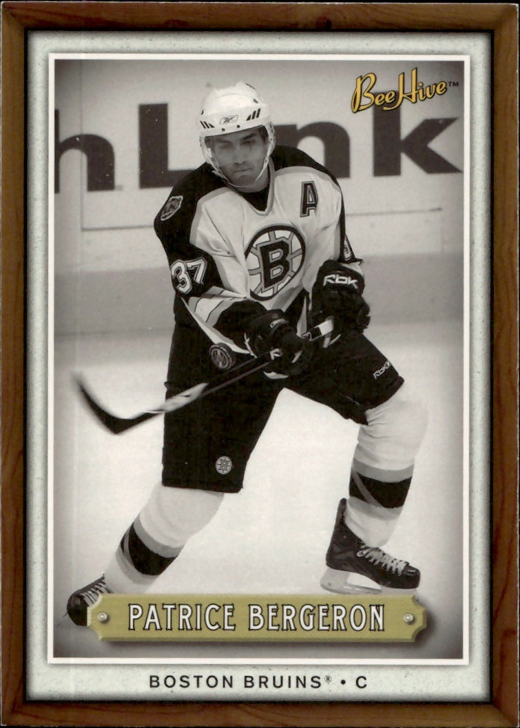 2006-07 Upper Deck - Bee Hive Hockey - Base #91 Patrice Bergeron - Boston Bruins - A