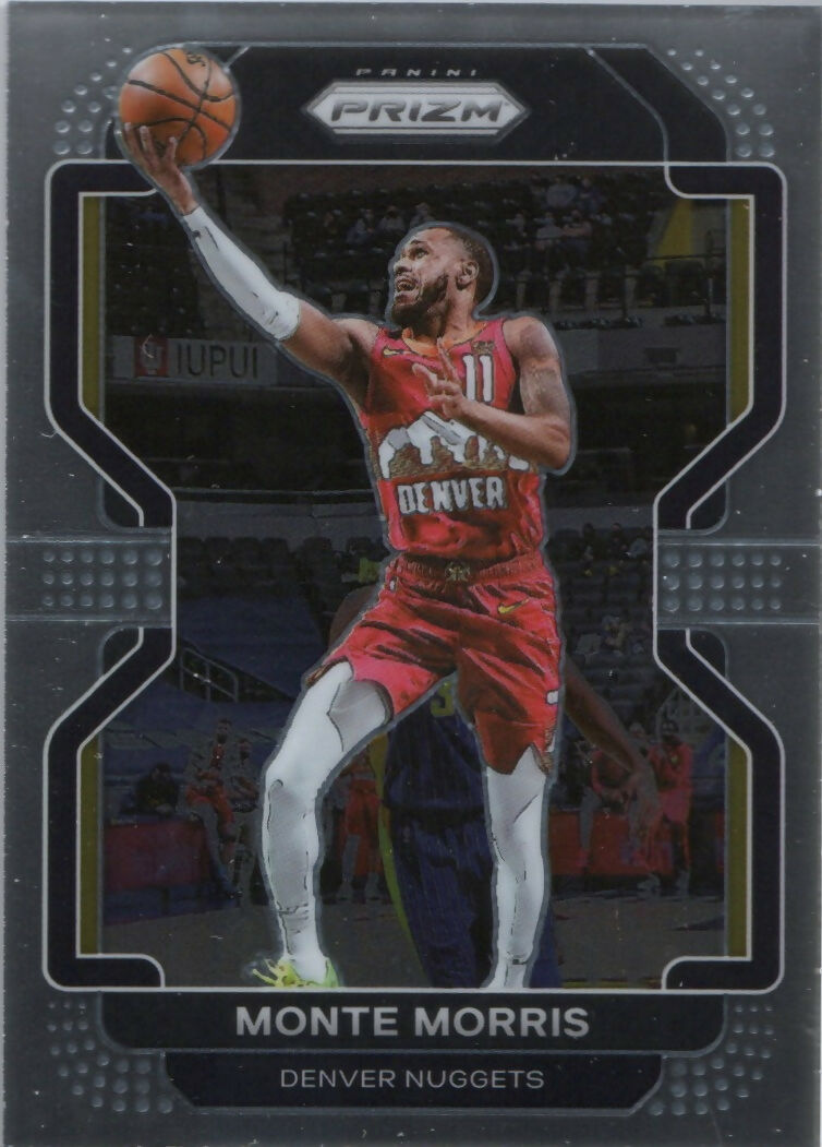 2021-22 Panini Prizm Basketball - Base # 16 Monte Morris - Denver Nuggets