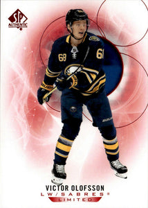 2020-21 Upper Deck SP Authentic Hockey - Base - Red #57 Victor Olofsson - Buffalo Sabres - A