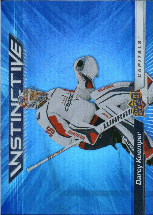 2023-24 Upper Deck Series 2 Hockey - Instinctive #IN-25 Darcy Kuemper - Washington Capitals