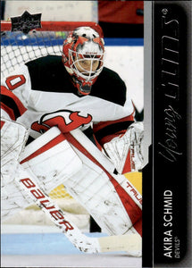 2021-22 Upper Deck Extended Series Hockey - Base - Young Guns #716 Akira Schmid - New Jersey Devils