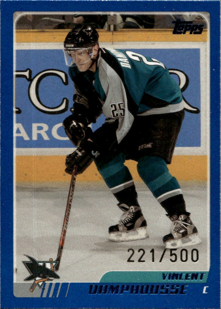 2003-04 O-Pee-Chee - Base - Blue :500 #114 Vincent Damphousse - San Jose Sharks - A