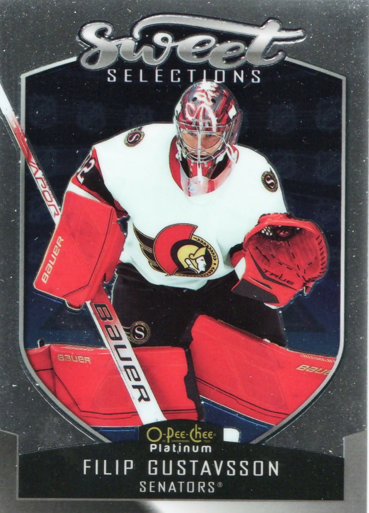 2021-22 Upper Deck O-Pee-Chee Platinum Hockey - Sweet Selections #SS-10 Filip Gustavsson - Ottawa Senators - A