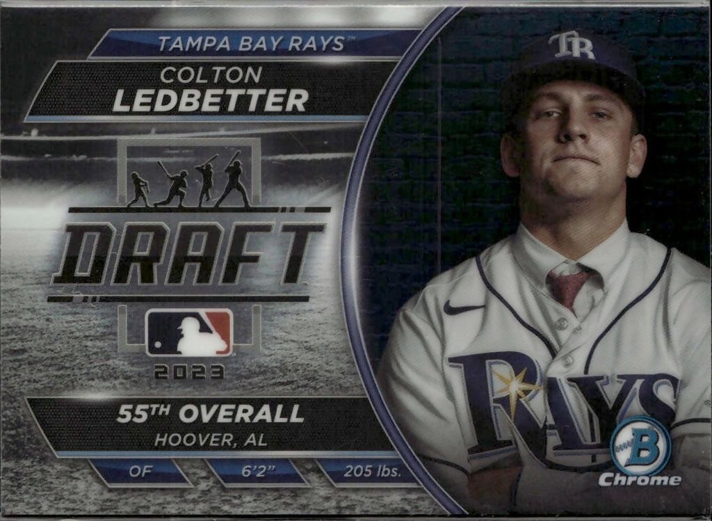 2023 Bowman Draft - Bowman Draft Night #BDN-6 Colton Ledbetter - Tampa Bay Rays - A
