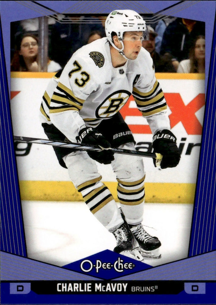 2024-25 Upper Deck O-Pee-Chee - Base - Blue #449 Charlie McAvoy - Boston Bruins - A