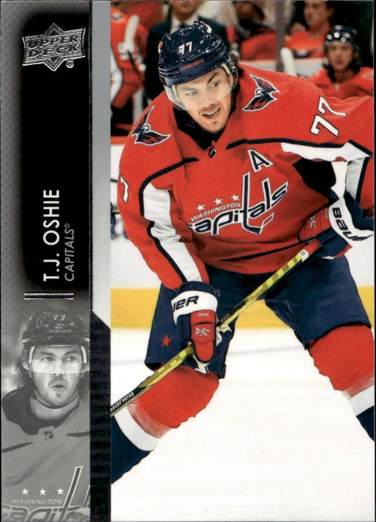 2021-22 Upper Deck Series 2 Hockey - Base #438 T.J. Oshie - Washington Capitals - A