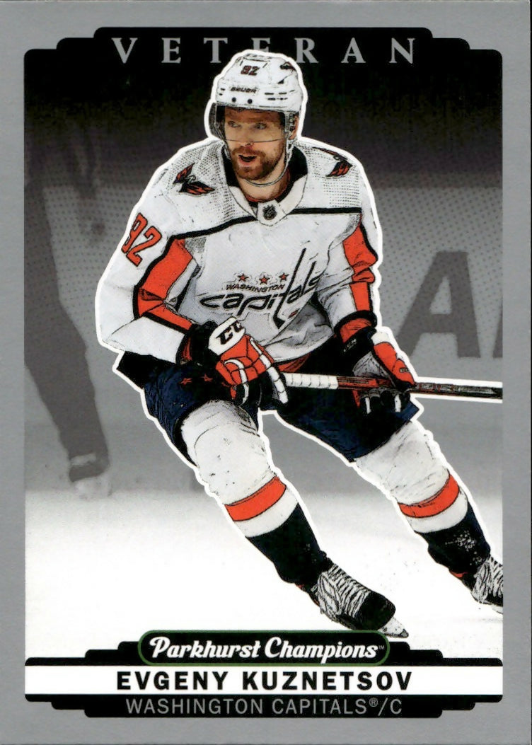 2022-23 Upper Deck Parkhurst Champions - Base - Silver #54 Evgeny Kuznetsov - Washington Capitals - A