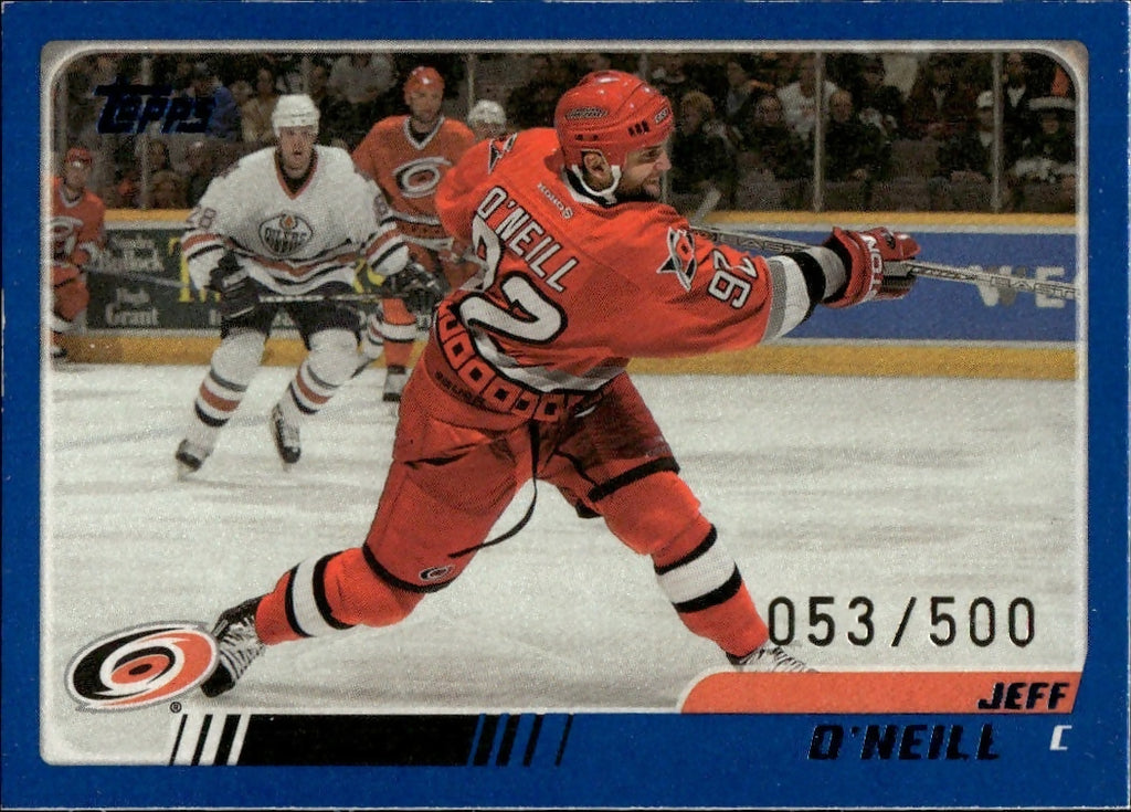 2003-04 O-Pee-Chee - Base - Blue :500 #116 Jeff O'Neill - Carolina Hurricanes - A