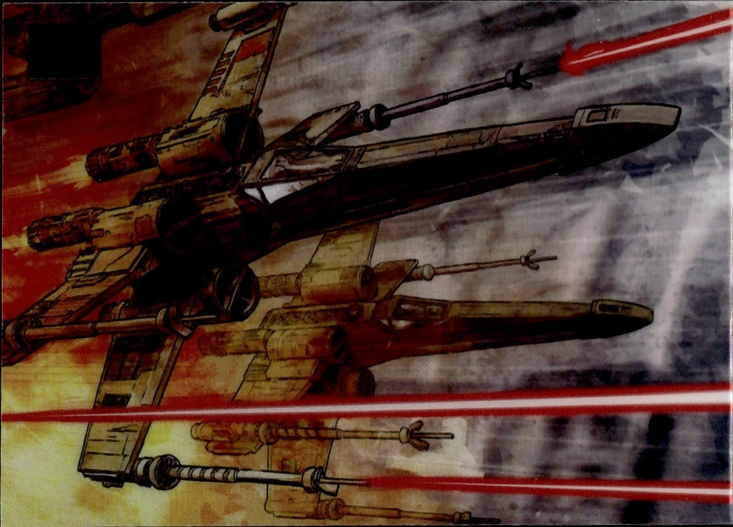 2024 Topps Star Wars Galaxy Chrome - Base #34 Red Five - A