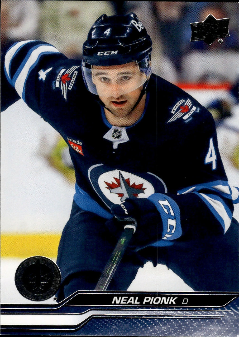 2023-24 Upper Deck Series 2 Hockey - Base #447 Neal Pionk - Winnipeg Jets