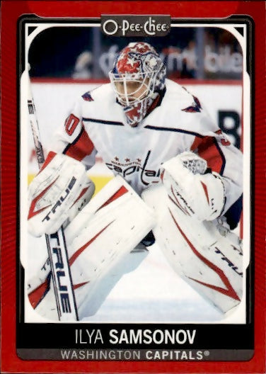 2021-22 Upper Deck O-Pee-Chee Hockey - Base - Red #235 Ilya Samsonov - Washington Capitals