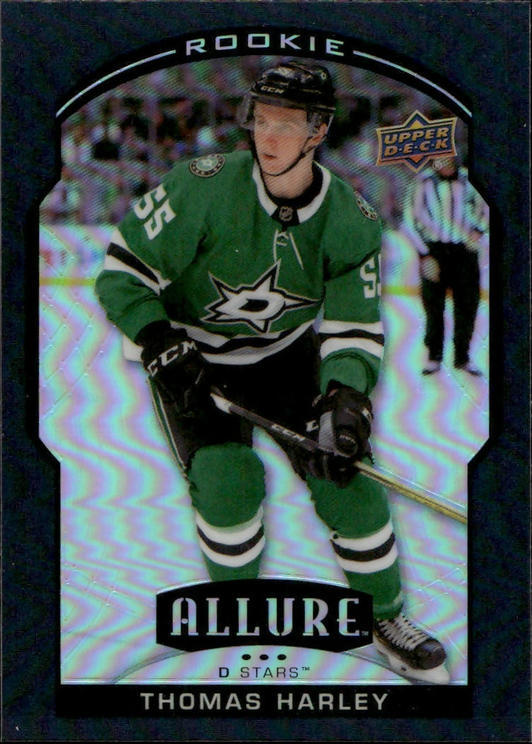 2020-21 Upper Deck Allure Hockey - Base - Black Rainbow #95 Thomas Harley - Dallas Stars - A