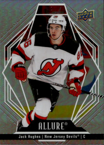 2022-23 Upper Deck Allure Hockey - Base #38 Jack Hughes - New Jersey Devils - A