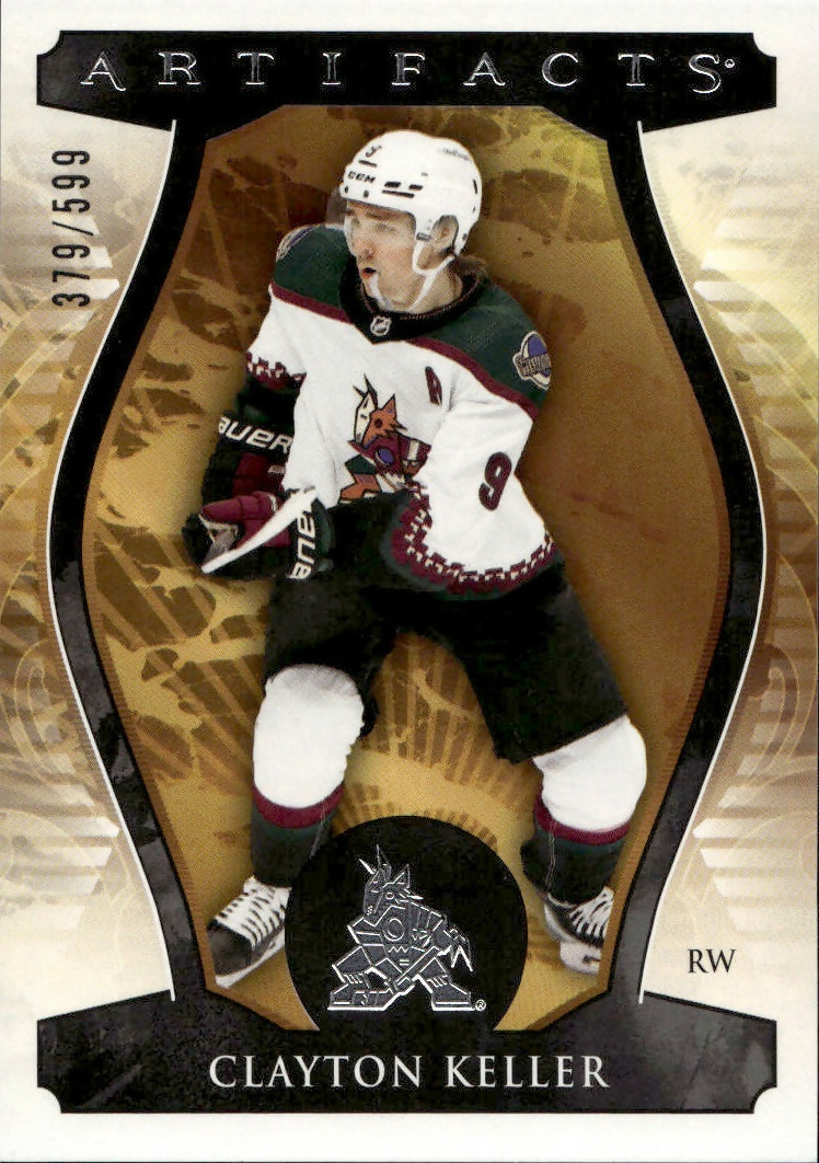 2023-24 Upper Deck Artifacts Hockey - Base :599 #105 Clayton Keller - Arizona Coyotes - A