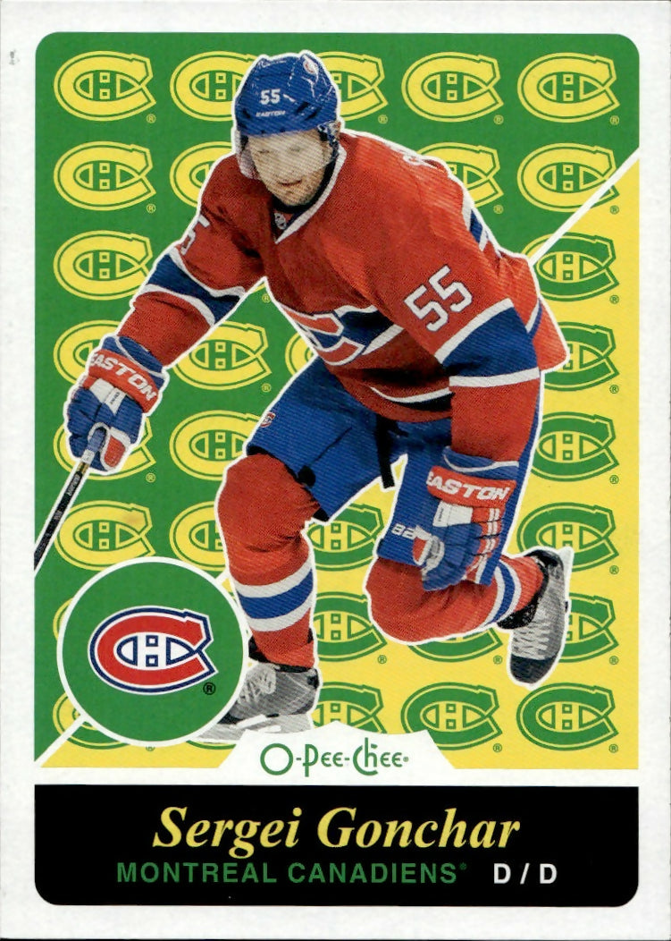 2015-16 Upper Deck O-Pee-Chee Hockey - Base - Retro #103 Sergei Gonchar - Montreal Canadiens