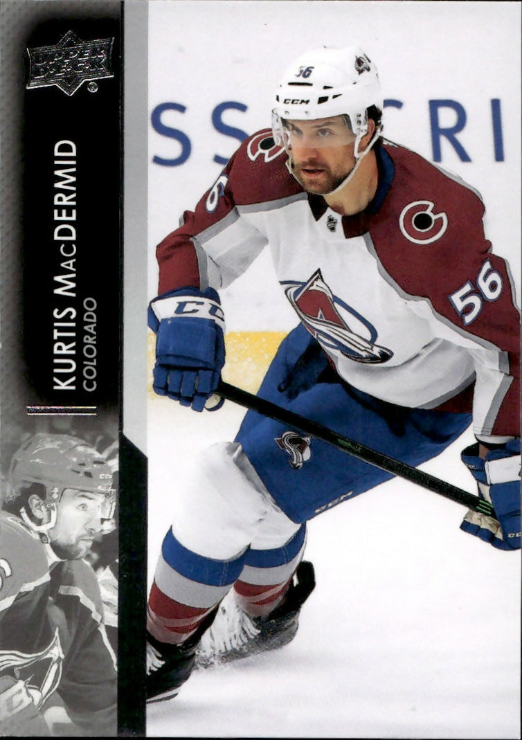 2021-22 Upper Deck Extended Series Hockey - Base #548 Kurtis McDermid - Colorado Avalanche - A