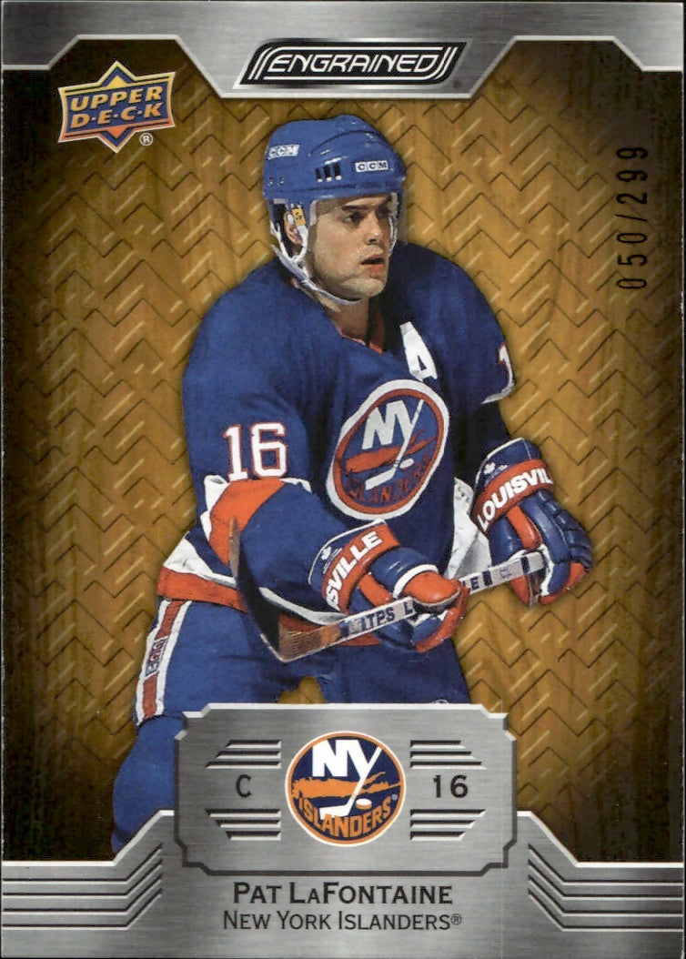 2023-24 Upper Deck Engrained Hockey - Base :349 #94 Pat LaFontaine - New York Islanders - A
