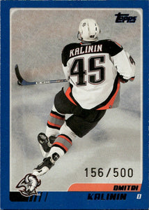 2003-04 O-Pee-Chee - Base - Blue :500 #166 Dmitri Kalinin - Buffalo Sabres - A