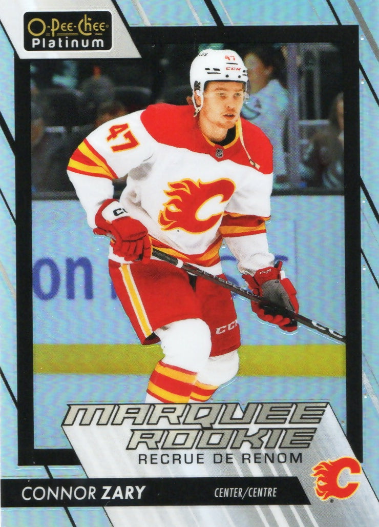 2023-24 Upper Deck O-Pee Chee Platinum Hockey - Base - Marquee Rookie - Rainbow #236 Connor Zary - Calgary Flames - A
